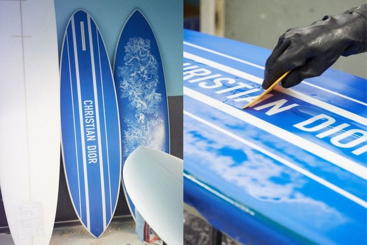 Dior Maison officially launches a new handmade surfboard