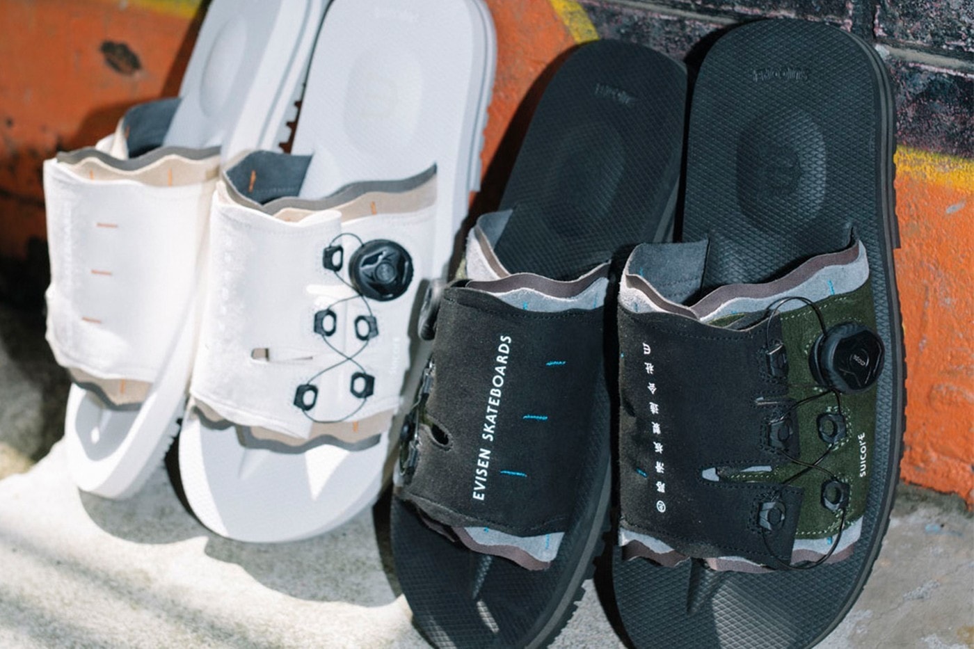 近赏 Evisen Skateboards x Suicoke LETA-AB 最新联名鞋款