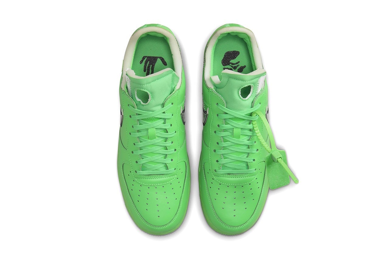 Off-White™ x Nike Air Force 1「Light Green Spark」官方圖輯曝光