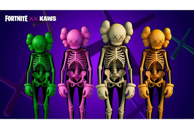 KAWS 再度攜手《Fortnite》推出特殊联名造型