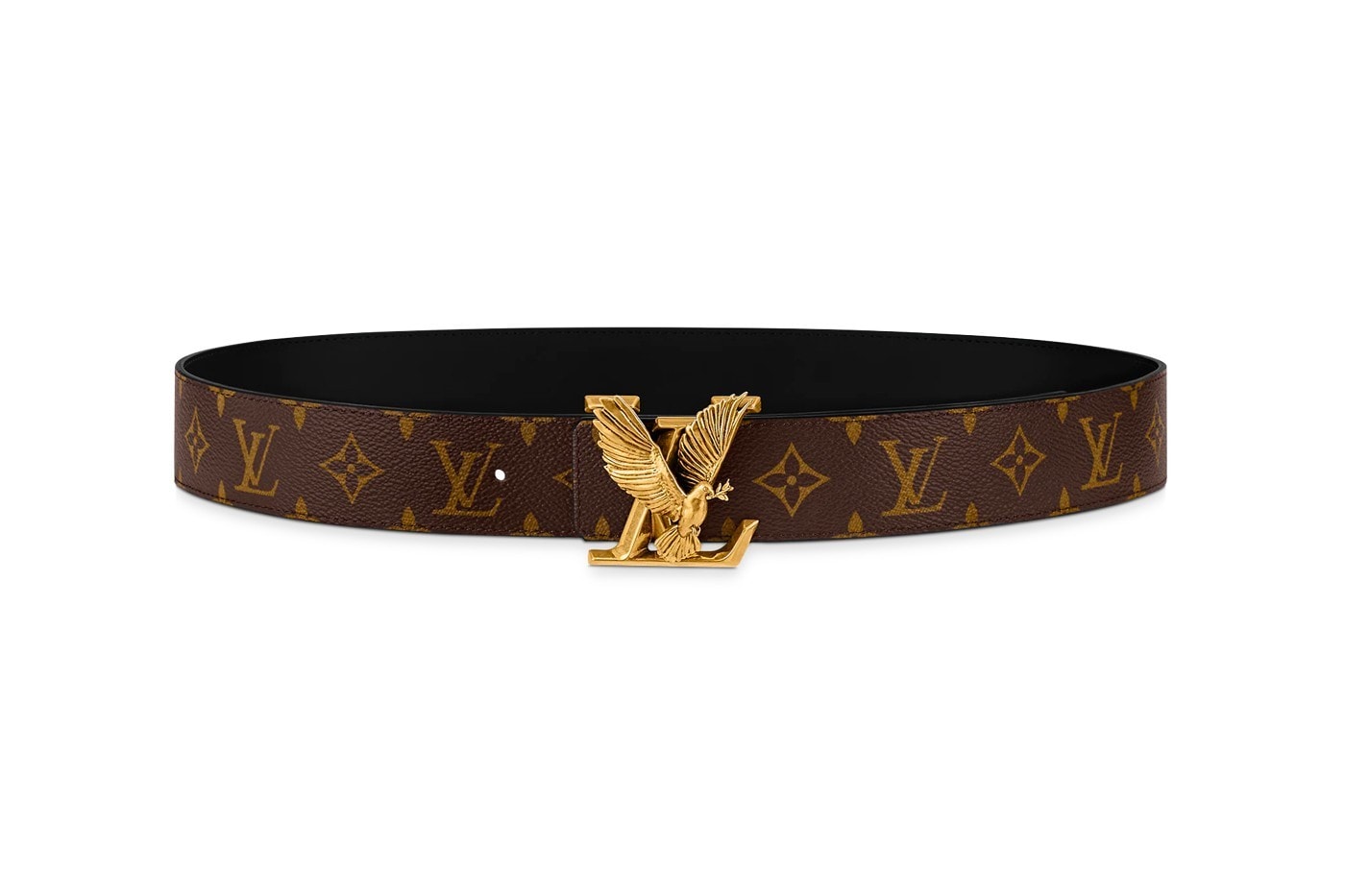 Louis Vuitton 正式推出 Virgil Abloh 設計「LV Dove 40mm 雙面皮帶」