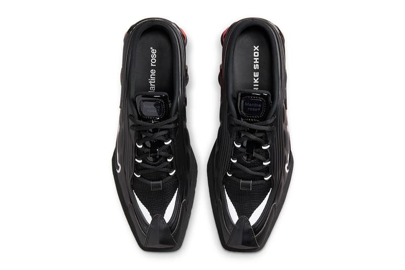 Martine Rose x Nike Shox MR4「Black」联名鞋款官方圖释出