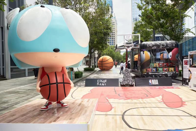 NBA 携手艺术家 Edgar Plans 打造线下 Pop-Up 活动