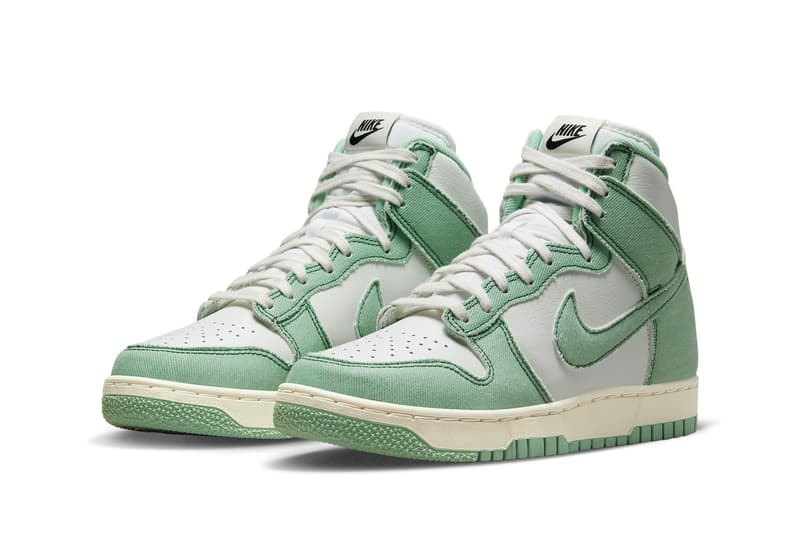 Nike Dunk High 1985 最新丹寧配色「Green Denim」正式登場