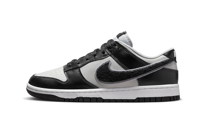 Nike Dunk Low 全新設計「Chenille Swoosh」官方圖释出