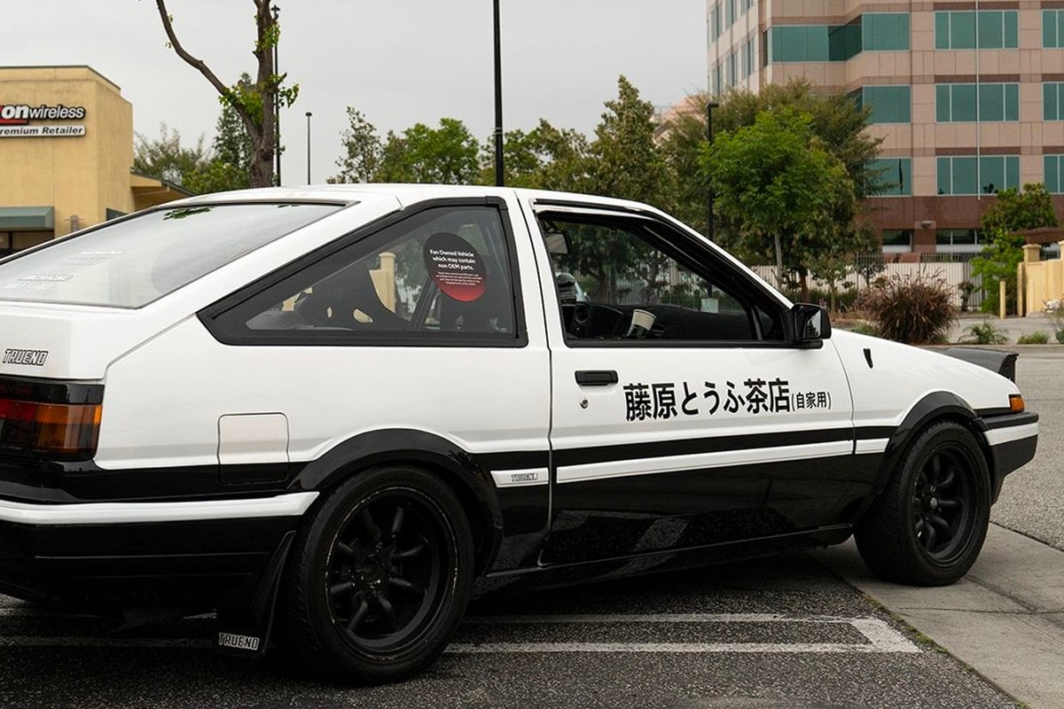 日本群馬縣澀川市推出《頭文字 D》AE86 式樣計程車