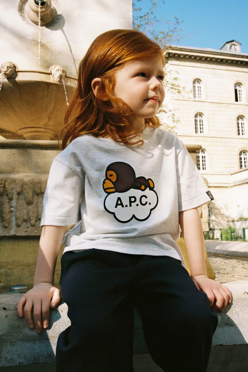 A BATHING APE®︎ × A.P.C. 联名系列即将发售