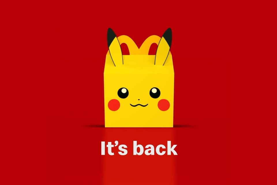 McDonald’s 宣布携手 Pokémon 合作推出最新 Happy Meal