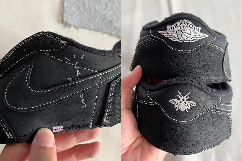 Travis Scott x Air Jordan 1 Low 最新配色「Black/Phantom」细节图辑公开