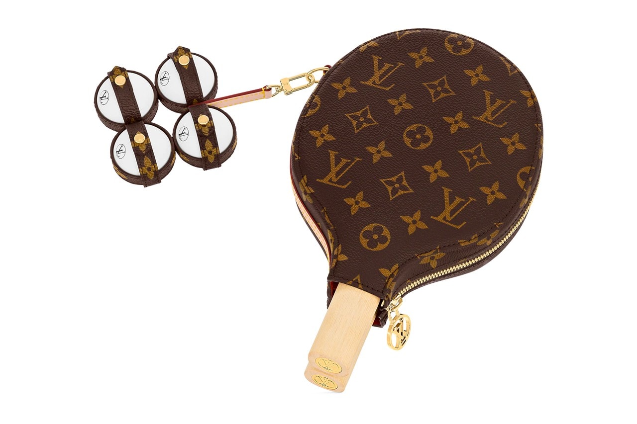 Louis Vuitton 推出要價 $2,280 美元全新乒乓球套裝