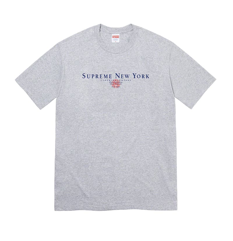 独家首发！Supreme Fall Tees 全新秋季 Tee 系列正式登场