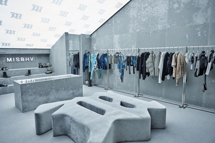 Enter the MISBHV Chrono-Space Industrial Club pop-up space