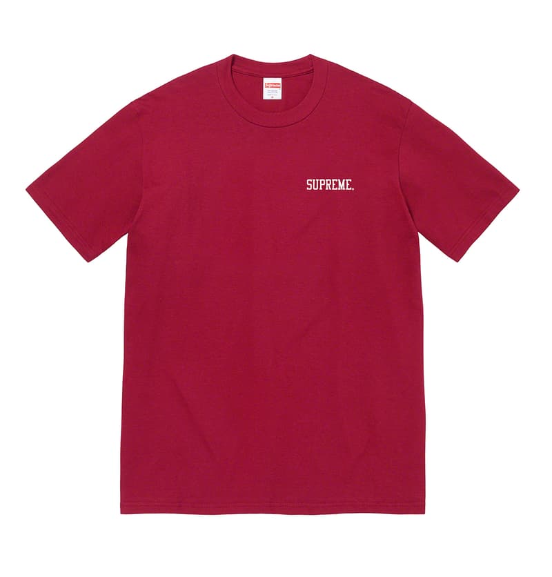 独家首发！Supreme Fall Tees 全新秋季 Tee 系列正式登场