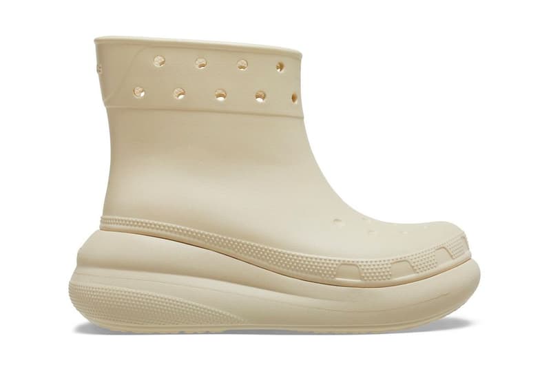 平替版 Balenciaga？Crocs 正式推出全新橡膠靴款「Classic Crush Boots」