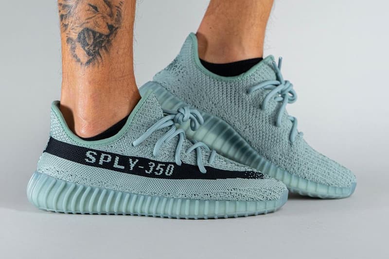 率先近赏 adidas YEEZY BOOST 350 V2 最新配色「Jade Ash」上脚图辑