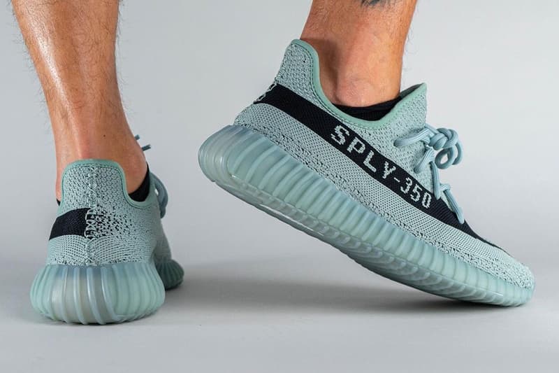 率先近赏 adidas YEEZY BOOST 350 V2 最新配色「Jade Ash」上脚图辑