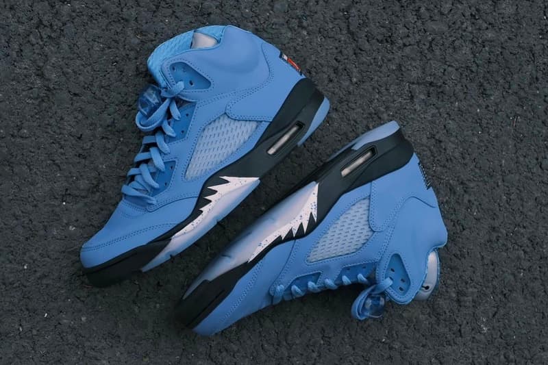 率先近赏 Air Jordan 5 最新配色「UNC」