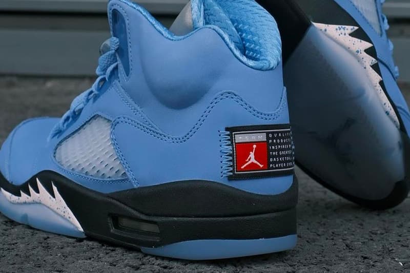 率先近赏 Air Jordan 5 最新配色「UNC」