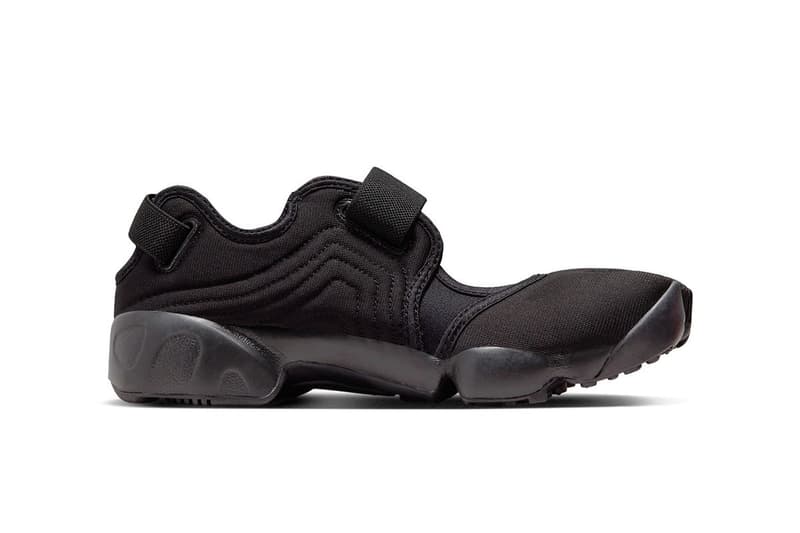 Nike Air Rift 全黑配色「Triple Black」即将回归上架