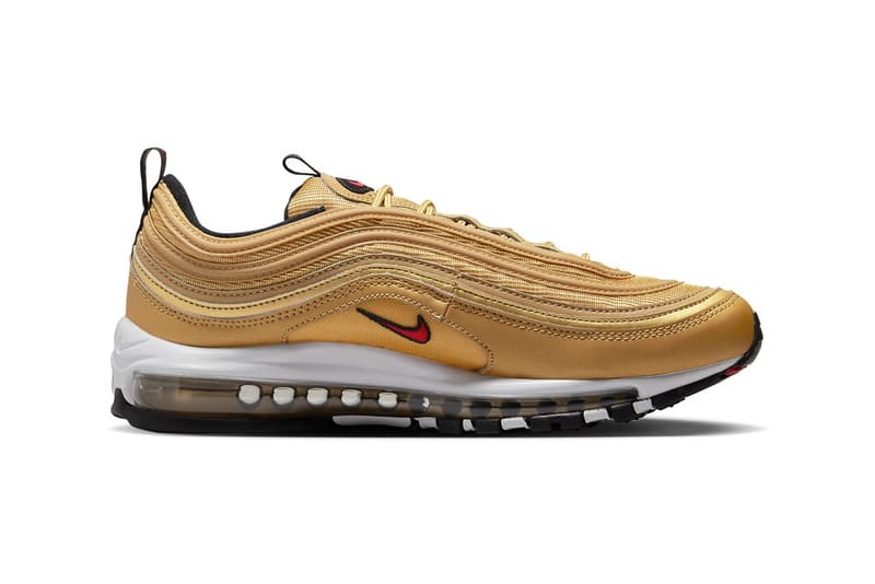 Nike Air Max 97 人氣配色「Gold Bullet」官方圖輯、發售情報率先公開