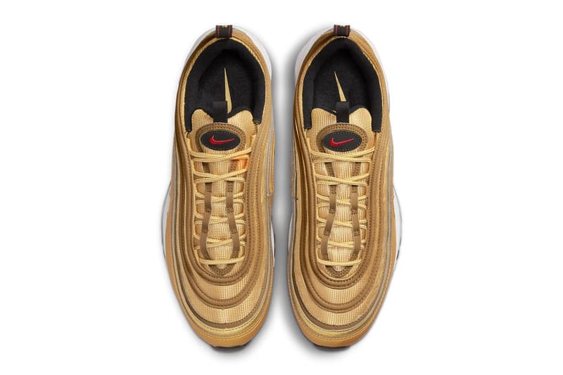 Nike Air Max 97 人氣配色「Gold Bullet」官方圖輯、發售情報率先公開