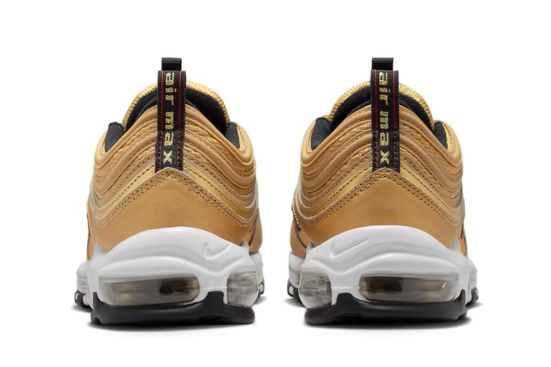 Nike Air Max 97 人氣配色「Gold Bullet」官方圖輯、發售情報率先公開