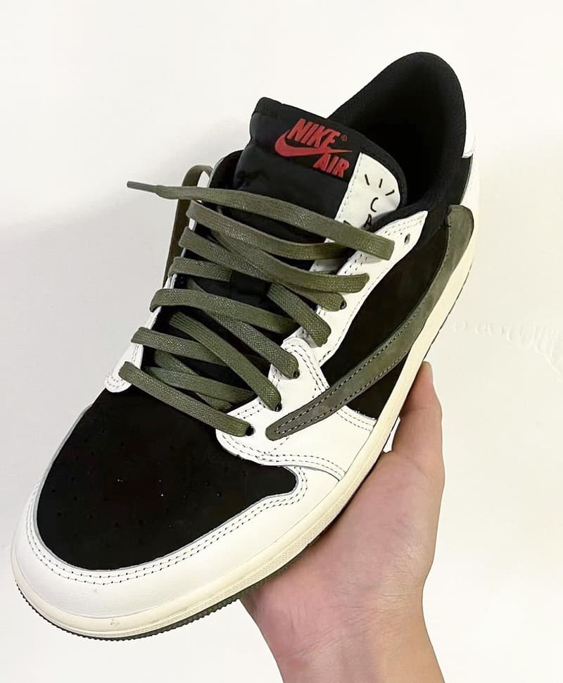 Travis Scott x Air Jordan 1 Low 最新聯名配色「Olive」率先亮相