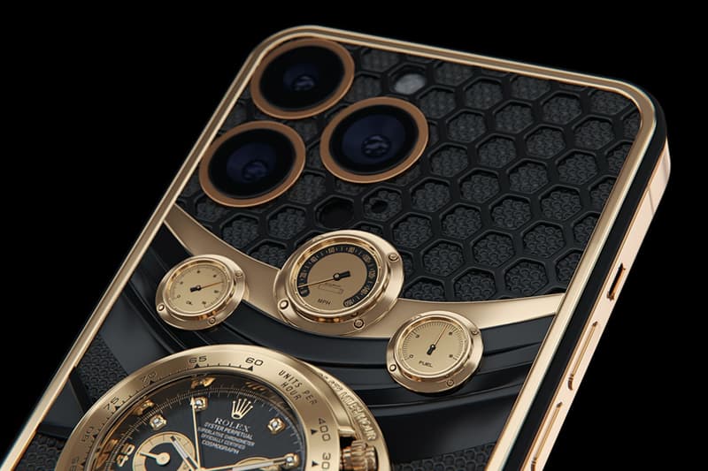 Caviar 推出「Rolex Daytona」主題 Apple iPhone 14 Pro 定製機型