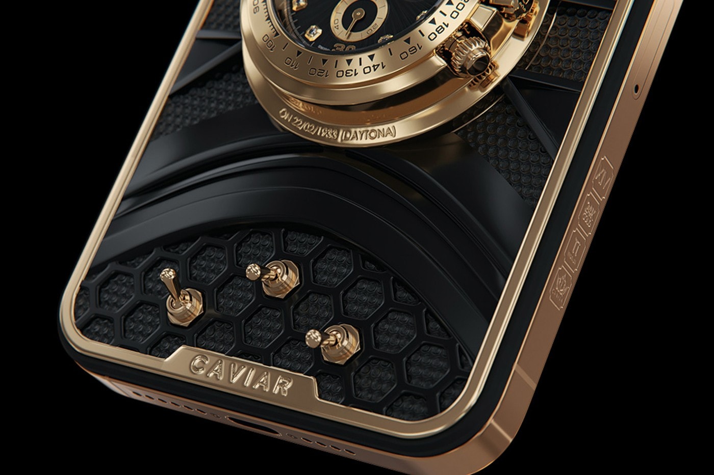Caviar 推出「Rolex Daytona」主題 Apple iPhone 14 Pro 定製機型