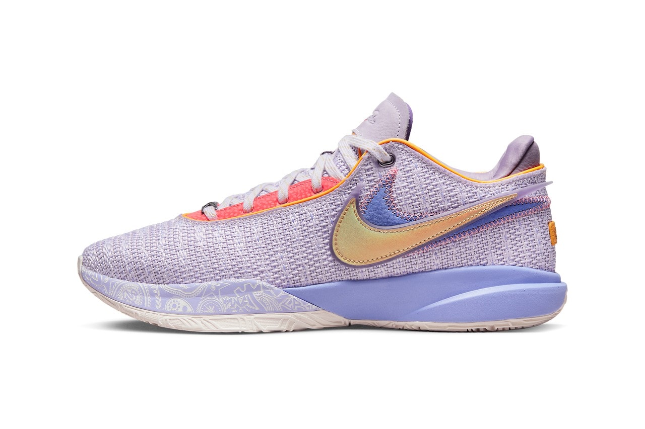 LeBron James 最新世代戰靴 Nike LeBron 20「Violet Frost」正式登場