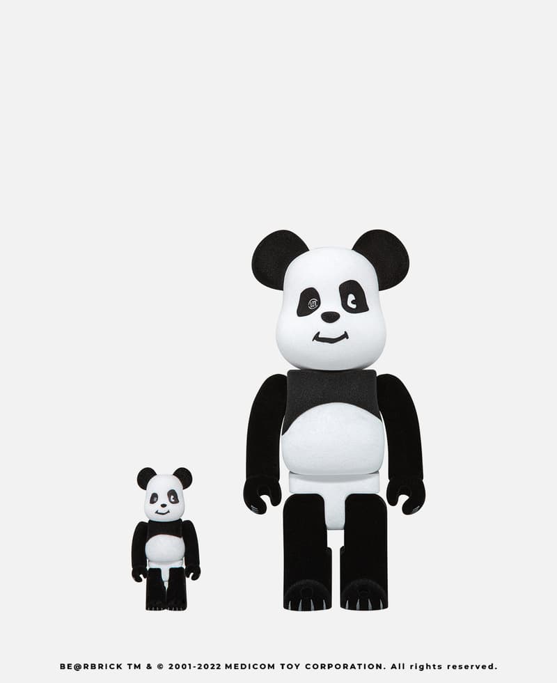 CLOT 携手 MEDICOM TOY 打造全新 BE@RBRICK PANDA 大熊猫