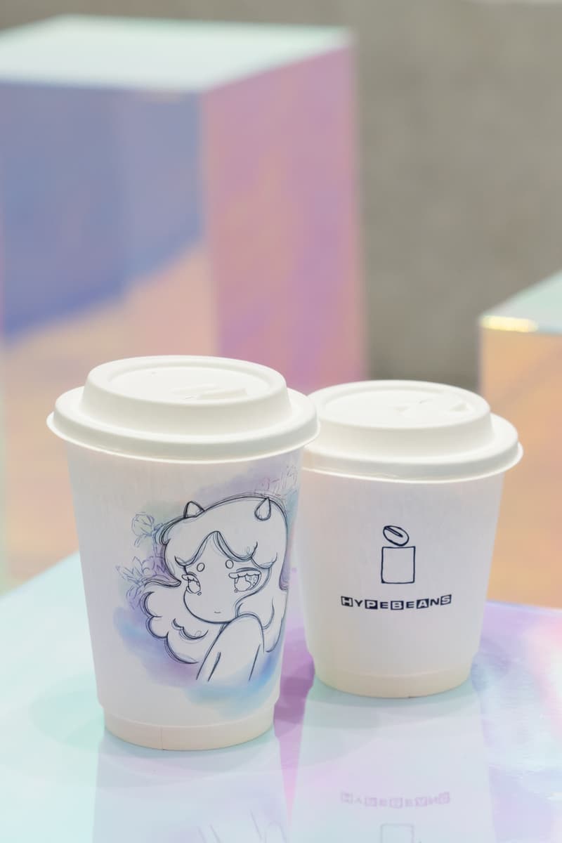 Hypebeans 攜手西班牙藝術家 Okokume 打造全新 Cosmic Girl 咖啡藝術空間