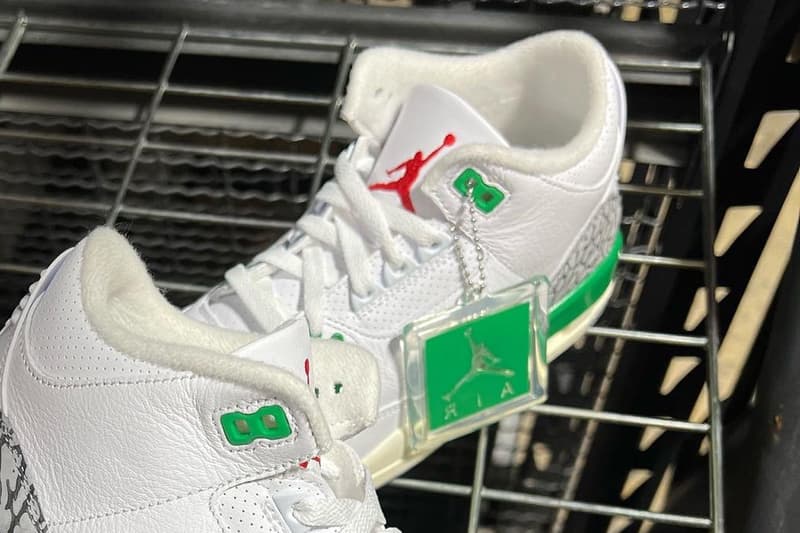 Air Jordan 3 最新配色「Lucky Green」率先曝光