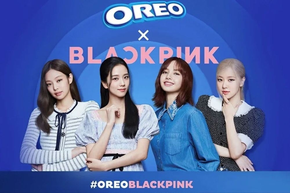 OREO 攜手人氣女團 BLACKPINK 推出聯名「粉夾黑」造型餅乾