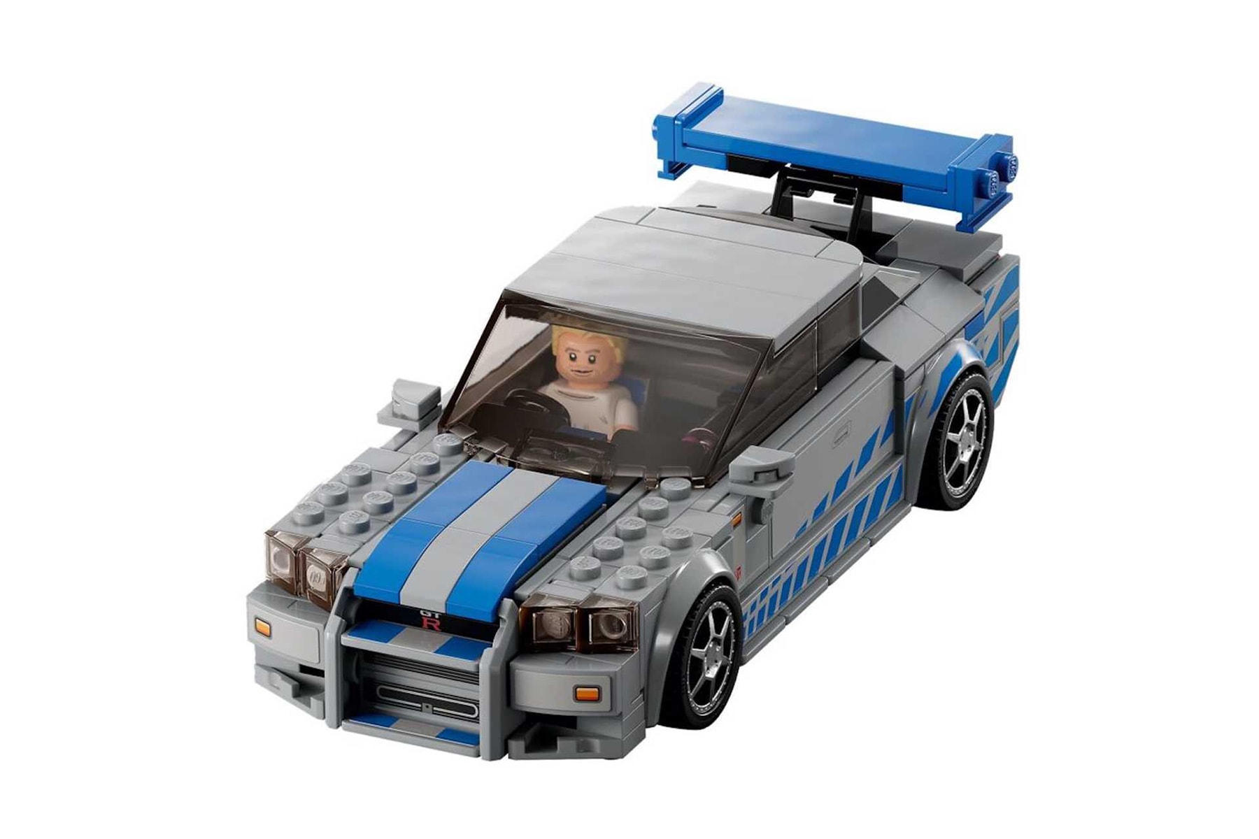LEGO 推出《2 Fast 2 Furious》電影經典車款 Nissan Skyline GT-R R34 積木模型