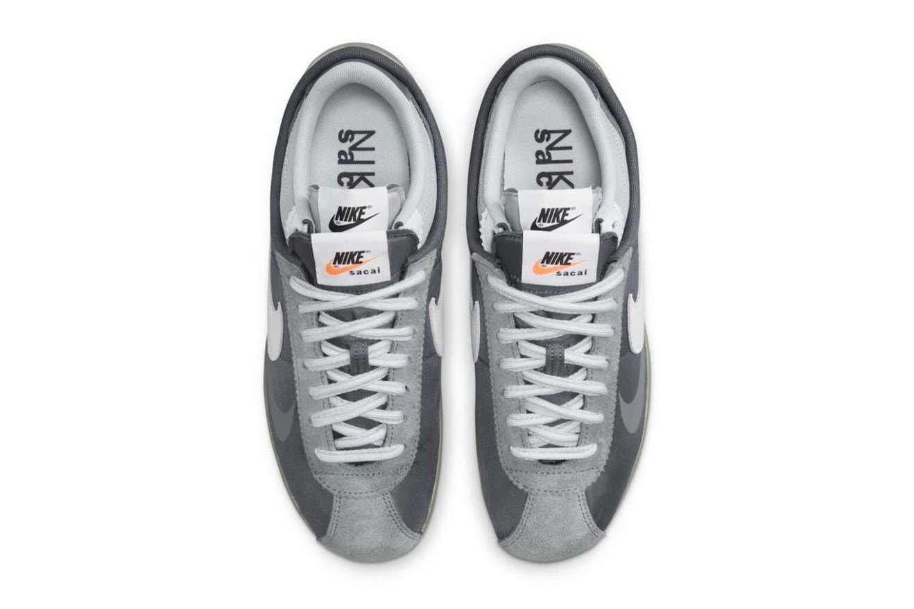 sacai x Nike Zoom Cortez 最新聯名配色「Iron Grey」線上發售情報公開