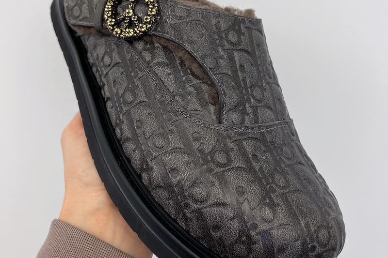 率先近赏 Dior x Denim Tears 联名系列剪羊毛穆勒鞋款