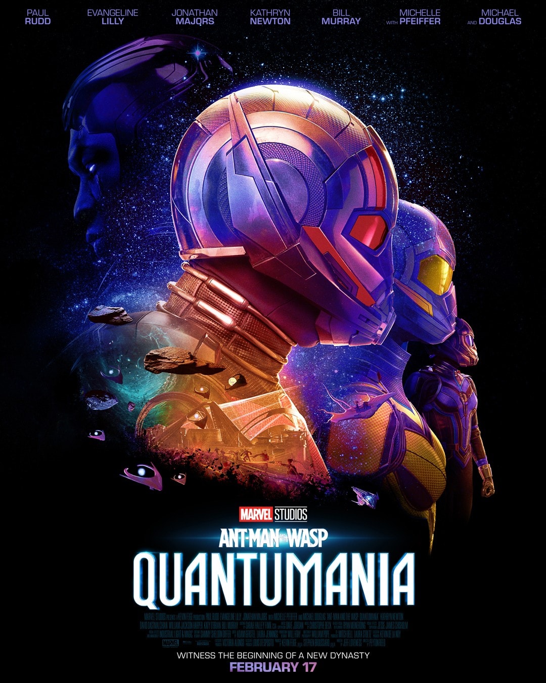 Marvel MCU 第五阶段首部大片《Ant-Man & The Wasp: Quantumania》释出最新海报