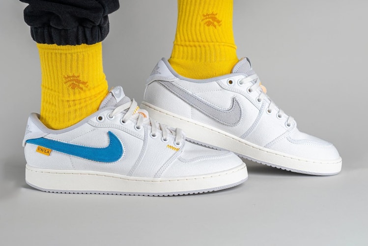 可隨喜好更換 Logo 配色,近覽 Union x Air Jordan 1 KO Low 上腳圖輯