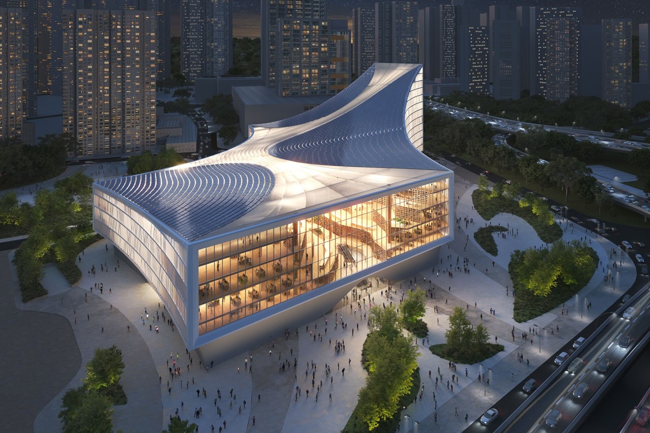 率先預覽荷蘭建築事務所 MVRDV 設計全新武漢圖書館