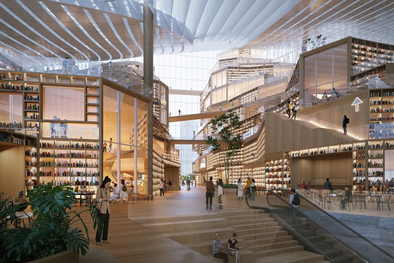 率先預覽荷蘭建築事務所 MVRDV 設計全新武漢圖書館