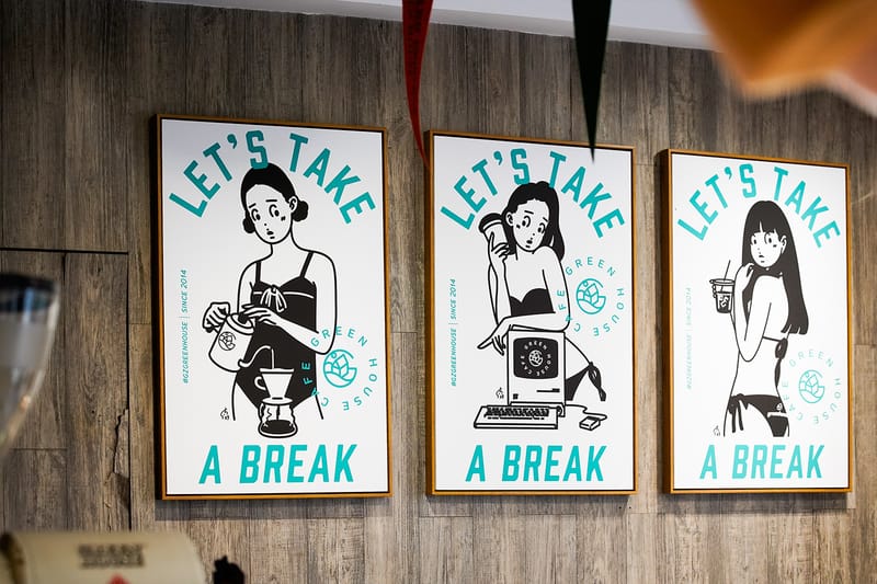 GREEN HOUSE 携手日本艺术家 Sakurai Hajime  打造「LET’S TAKE A BREAK」联名企划