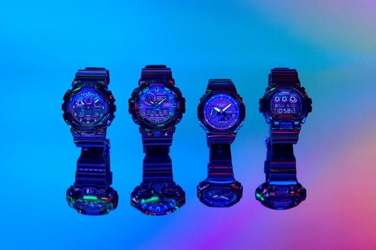 G-SHOCK 发布「虚拟彩虹」系列,以赛博朋克造型致敬游戏与电子竞技