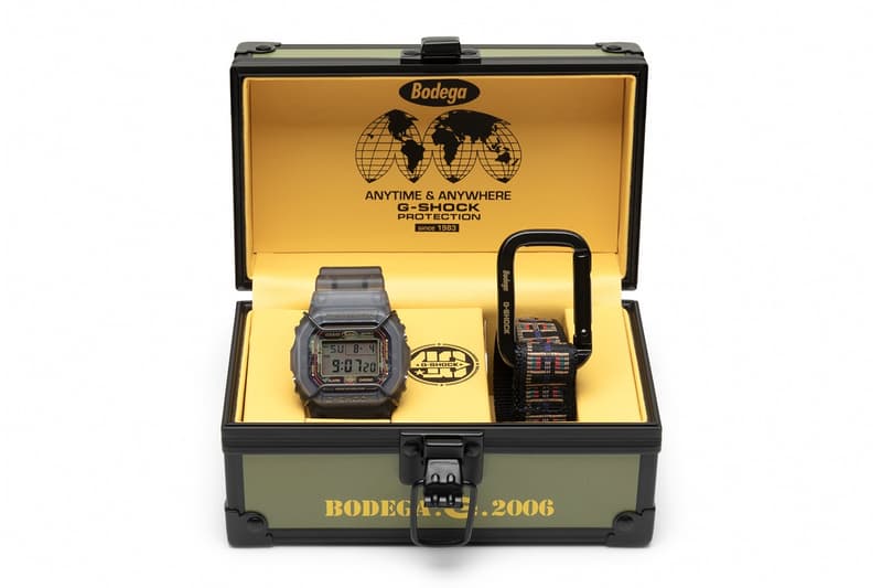 Bodega x G-Shock DW-5600 全新聯名錶款正式發佈