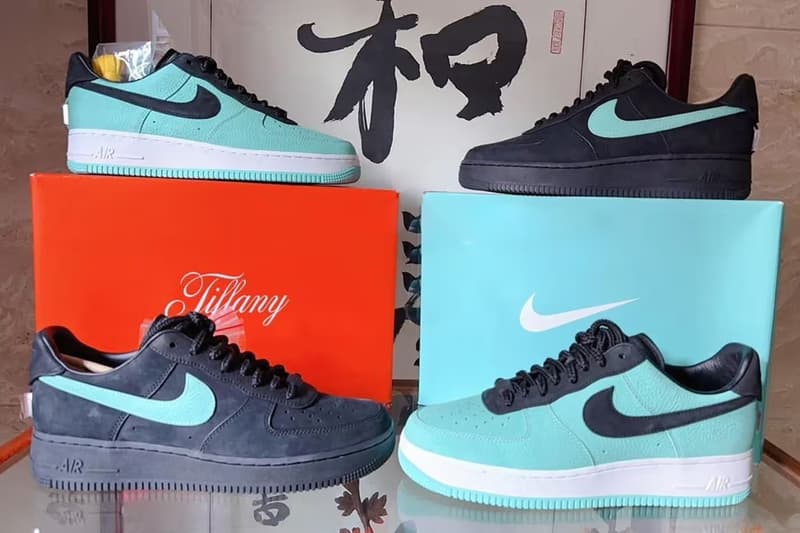 疑似 Tiffany & Co. x Nike Air Force 1 Low 第二款配色谍照释出