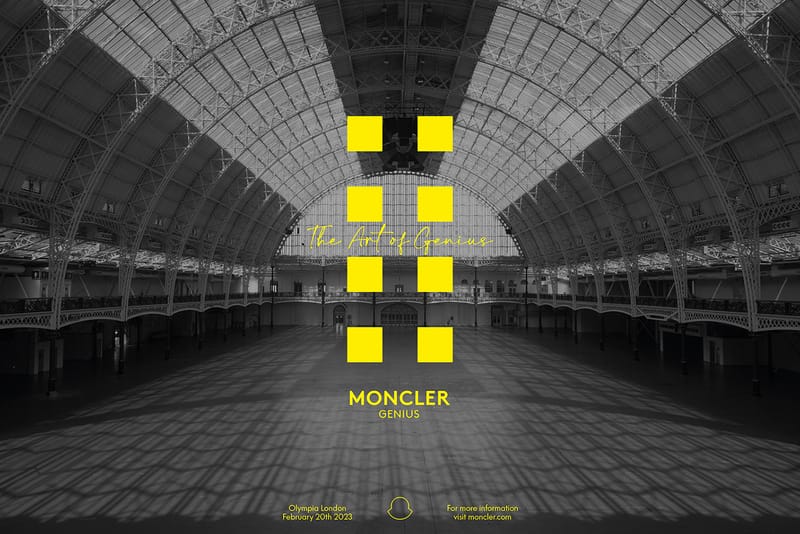 Moncler 将于伦敦时装周举办 2023「THE ART OF GENIUS」大秀