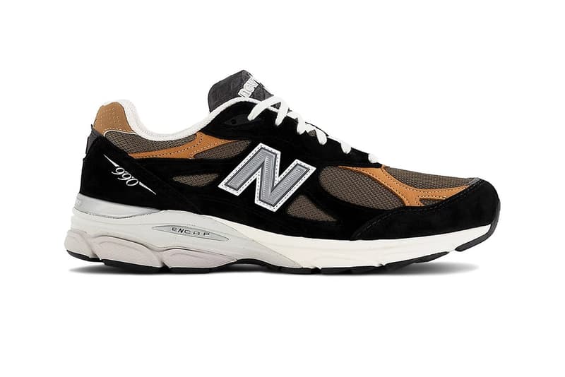 率先近賞 New Balance 990v3 MADE in USA 全新配色「Black/Tan」