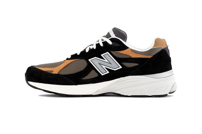 率先近賞 New Balance 990v3 MADE in USA 全新配色「Black/Tan」