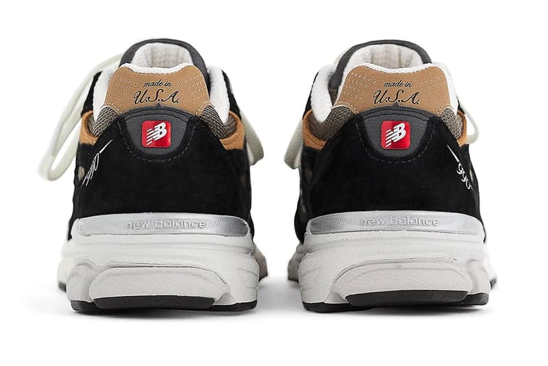 率先近賞 New Balance 990v3 MADE in USA 全新配色「Black/Tan」