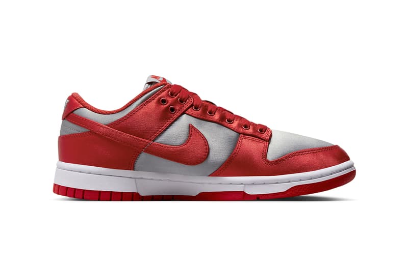 Nike Dunk Low 最新緞面配色「UNLV Satin」官方圖輯正式公開